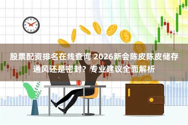 股票配资排名在线查询 2026新会陈皮陈皮储存通风还是密封？专业建议全面解析