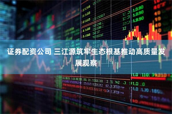 证券配资公司 三江源筑牢生态根基推动高质量发展观察